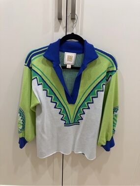Emily McCarthy Lolli Sweater in Deco Palm